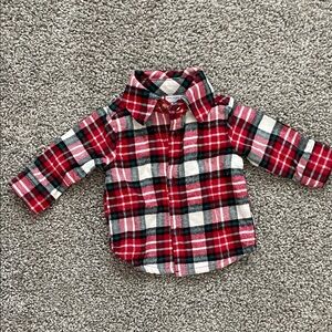 Newborn Plaid Shirt